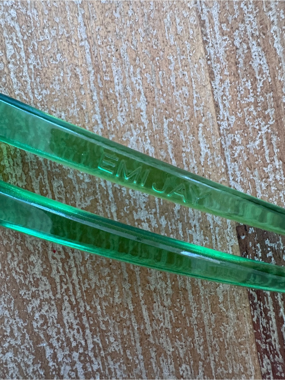 Emi Jay Green Translucent Hair Pin Accessory - Picture 3 of 3
